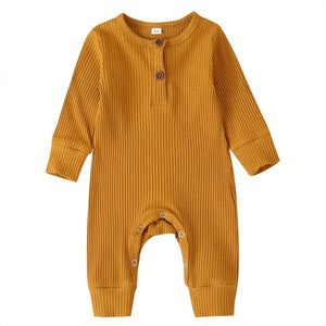 Autumn Newborn Infant Baby Boys Girls Romper Playsuit Overalls Cotton Long Sleeve Baby Jumpsuit Newborn Clothes