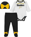 NFL Baby Girls Nfl Team Footed Pant and Bodysuit Gift Set