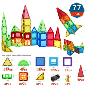 Colourful Window Window Architecture Puzzle Educational Building Blocks Toy Creative Variety Magnetic Toys for Kids