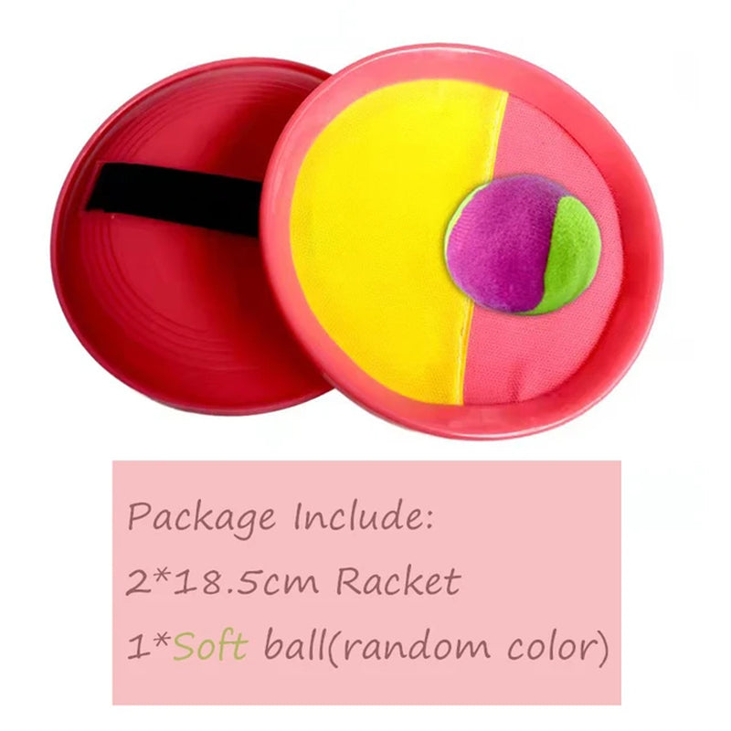 Set Kids Sucker Sticky Ball Toy Outdoor Sports Catch Ball Game Set Throw and Catch Parent-Child Interactive Outdoor Toys WYW