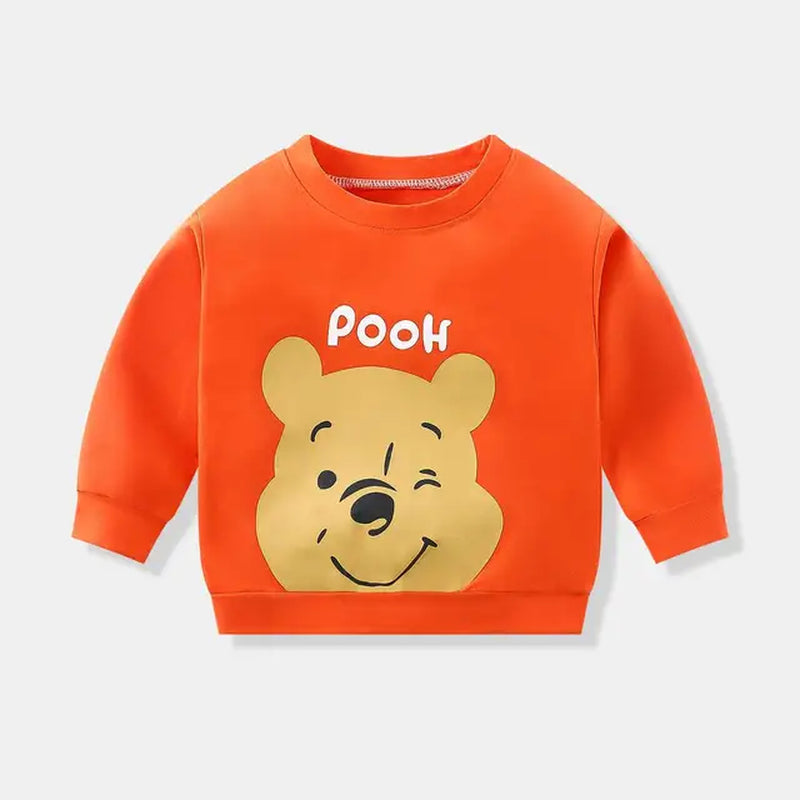 Cartoon Hoodies of Toddler Baby Unisex Cute Kids Child Girl Boy Long-Sleeved Sweatshirts Fashion Infant Spring Sweatshirt