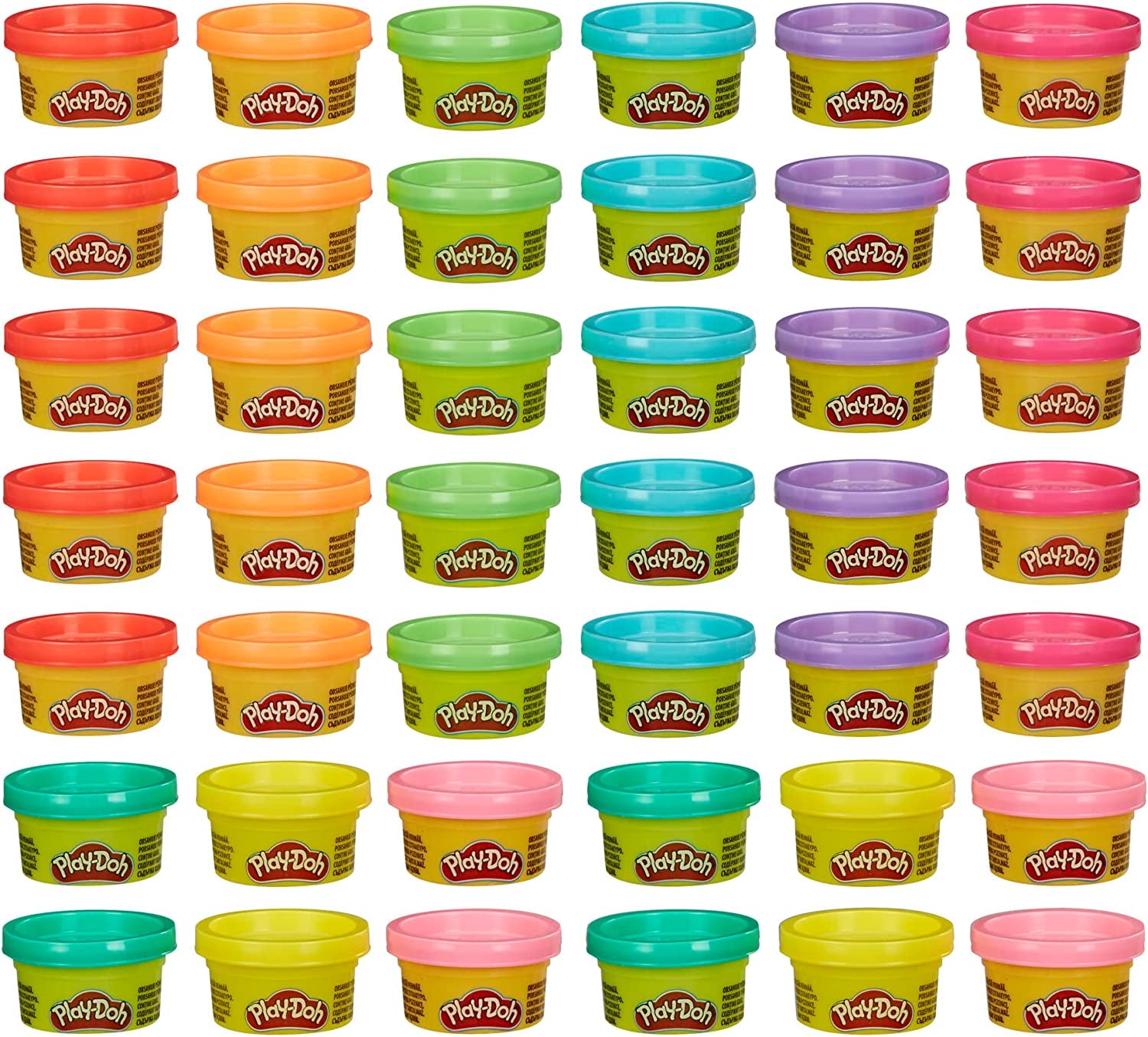 Play Doh Bulk Handout 42 Pack of 1-Ounce Modeling Compound, Party Favors, Kids Easter Basket Stuffers or Egg Fillers, Ages 2+ (Amazon Exclusive)