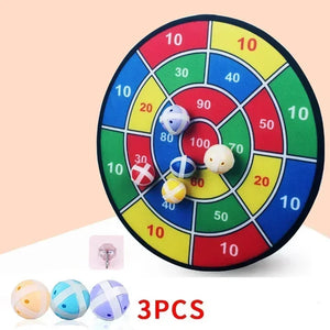 Large Dart Board for Kids Sticky Ball Toys Indoor Sticky Ball Dart Target Plate Toy Parent-Child Suction Cup Ball Sports Toys