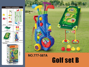 Children Golf Practice Set Educational Sports Suit Mini Golf Club Games Toys Kids Outdoor Indoor Golf Ball for Gifts/Xmas Gifts