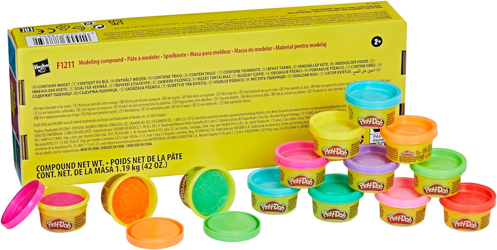 Play Doh Bulk Handout 42 Pack of 1-Ounce Modeling Compound, Party Favors, Kids Easter Basket Stuffers or Egg Fillers, Ages 2+ (Amazon Exclusive)