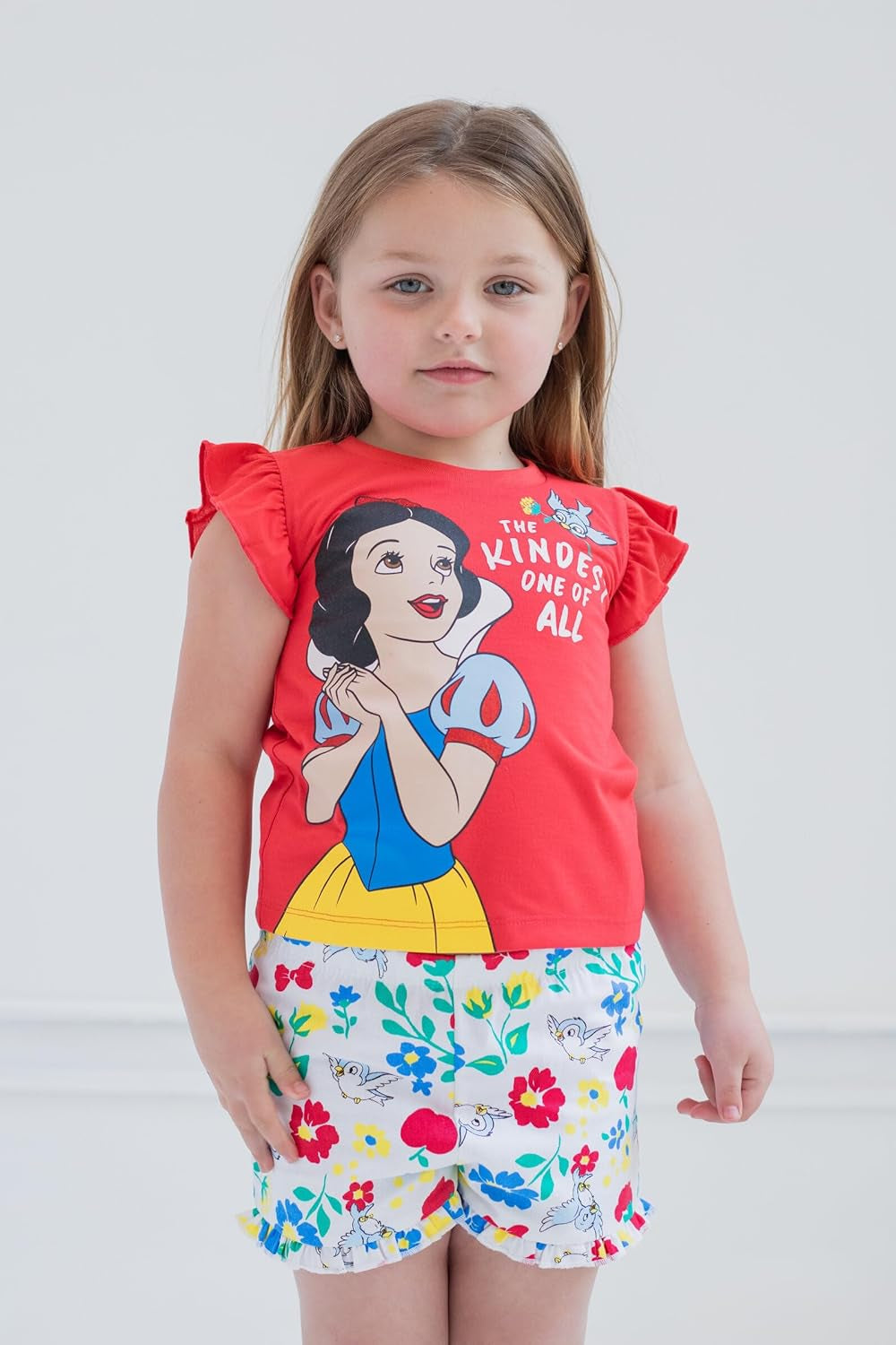 Princess T-Shirt and French Terry Shorts Outfit Set Infant to Big Kid