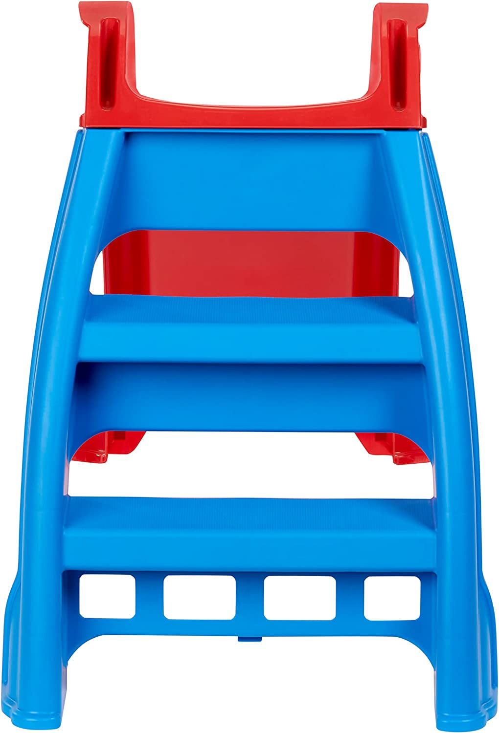 First Slip and Slide, Easy Set up Playset for Indoor Outdoor Backyard, Easy to Store, Safe Toy for Toddler,Kids (Red/Blue), 39.00''L X 18.00''W X 23.00''H