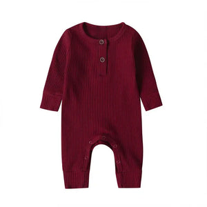 Autumn Newborn Infant Baby Boys Girls Romper Playsuit Overalls Cotton Long Sleeve Baby Jumpsuit Newborn Clothes