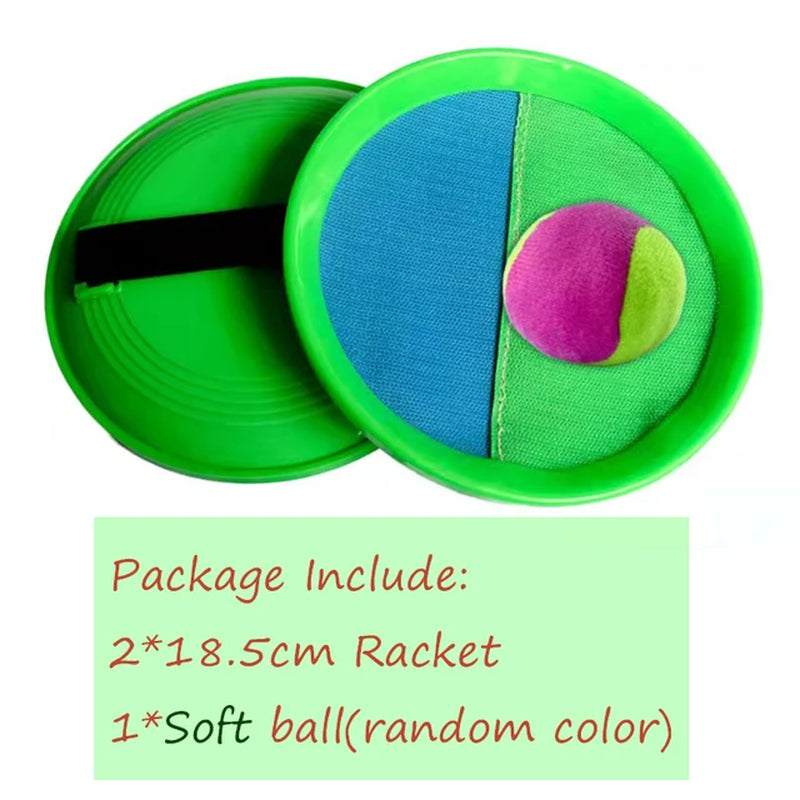 Set Kids Sucker Sticky Ball Toy Outdoor Sports Catch Ball Game Set Throw and Catch Parent-Child Interactive Outdoor Toys WYW