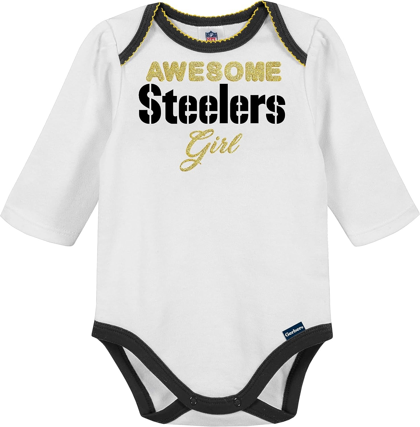 NFL Baby Girls Nfl Team Footed Pant and Bodysuit Gift Set