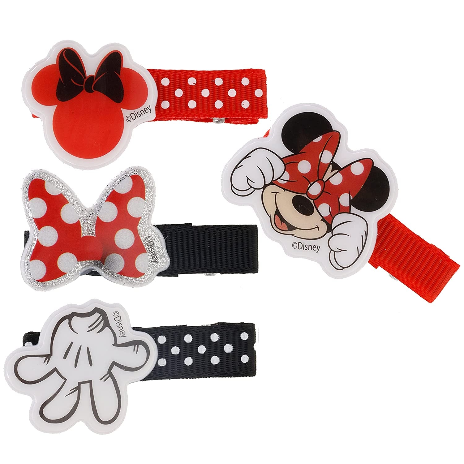 Disney Minnie Mouse -  Hair Accessories Kit Gift Set for Girls Ages 3+. Includes 22 Pieces of Hair Accessories Such as Hair Bow, Hair Pins and More, Perfect for Parties & Makeovers.