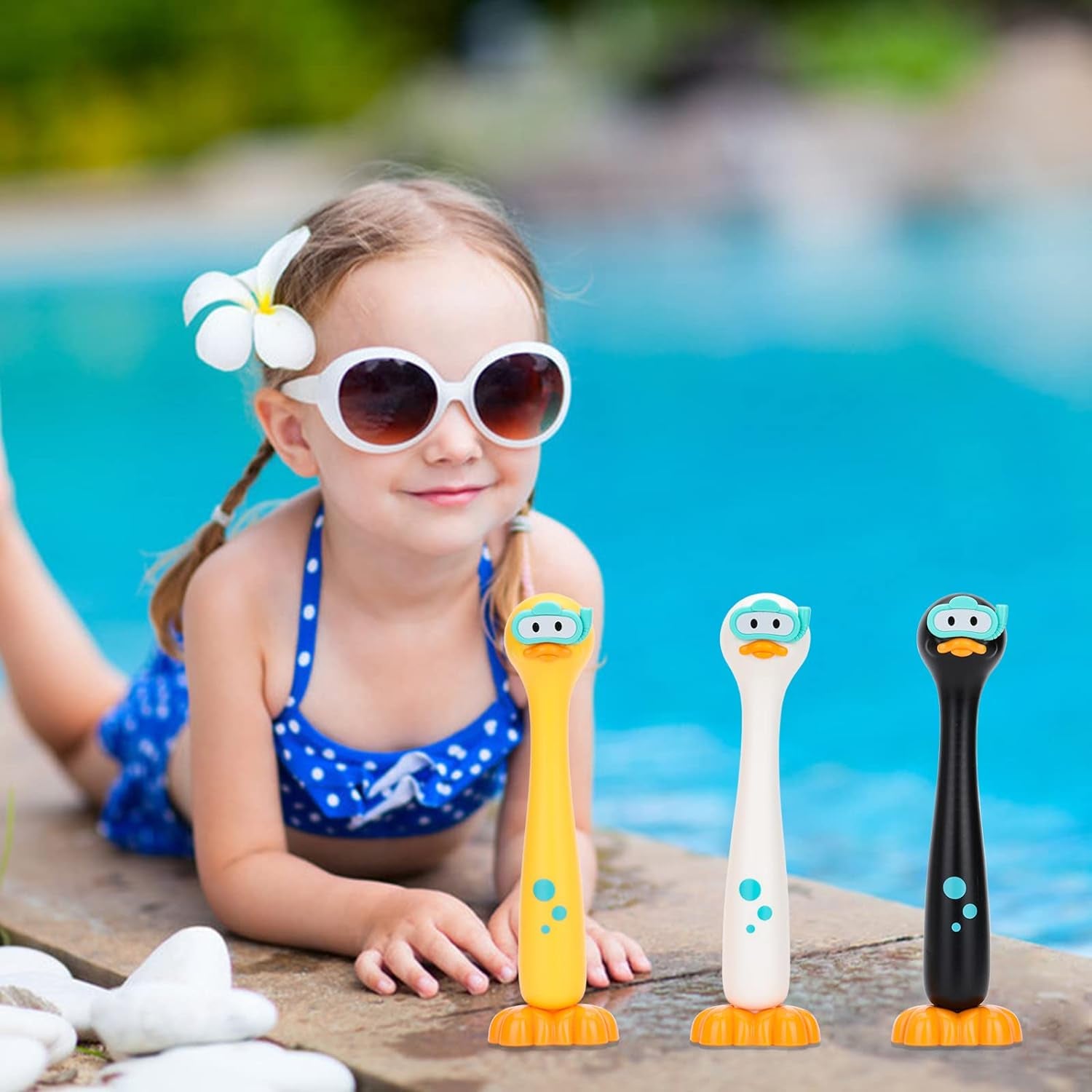 Diving Sticks Pool Toys for Kids: 3PCS Diving Toys Swimming Underwater Training Water Toys for Kids Ages 4-8, Fun Pool Sticks Dive Toys for Kids Ages 8-12